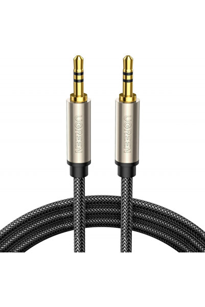 Ugreen Cablu Audio 3.5mm - 3.5mm AV125, 2m, Gri