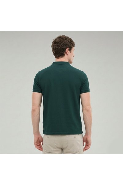 lumberjack Mb Ct953 Men's Navy Blue Polo Neck T-Shirt