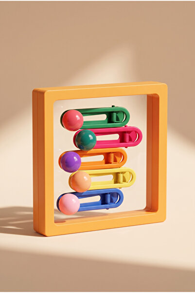 Katia&Bony Σετ με στρογγυλή λεπτομερή πορτοκαλί πόρπη