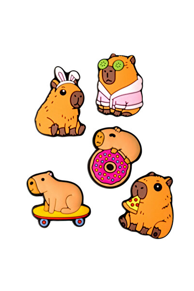 ONSG 3D Capybara Sticker for Phone/Tablet Case, Top Bottom Set of 5 pieces, M...