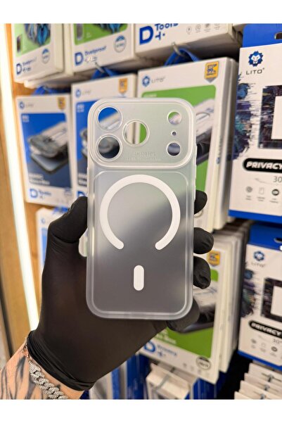SOYLU MİX İphone 17 Pro Mat Şeffaf Lens Korumalı Magsafe Hızlı Şarj Destekli ...