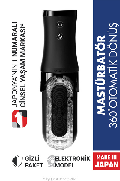 Flip Zero Electronic Vibrotation Dönen Şarjlı Mastürbatör TFZ-103R