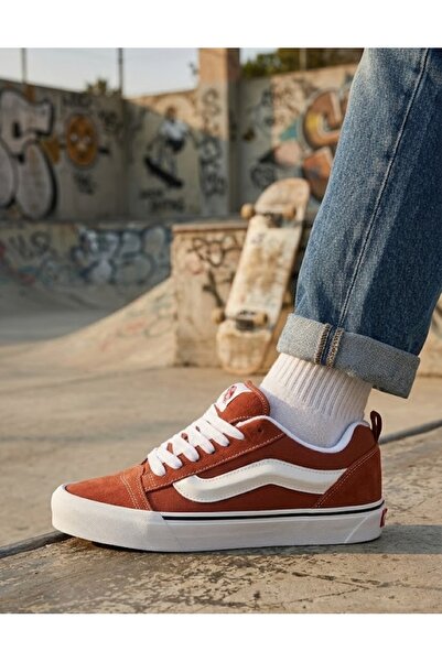 Vans Knu Skool Unisex Casual Παπούτσια VN000D22FSB1 Κόκκινα