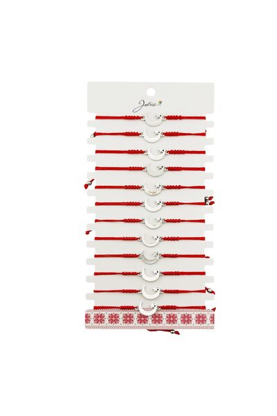 OEM Martisor traditional Bratara ornamentala Impletita cu Medalion inox premi...