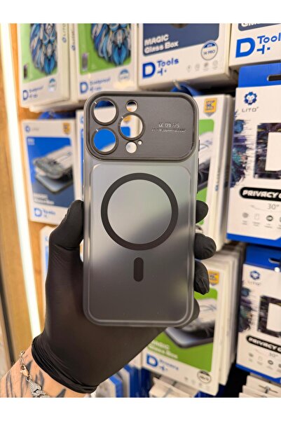 SOYLU MİX İphone 16 Pro Max Lens Korumalı Mat Şeffaf Slim Model Magsafe Hızlı...