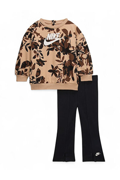 Nike Nkg Floral Camo Crew Legging S