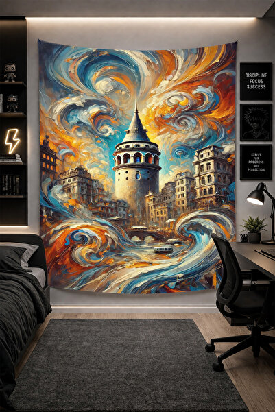 THEMODERNHANE Ύφασμα με μοντέρνο σχέδιο για τοίχο Αισθητική διακόσμηση κρεβατ...