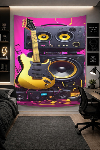 THEMODERNHANE Ύφασμα με μοντέρνο σχέδιο για τοίχο Αισθητική διακόσμηση κρεβατ...