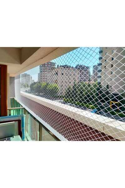 kys file 2.20x9 metre 10*10 cm göz aralıklı 6 mm kalınlığında Balkon Filesi M...
