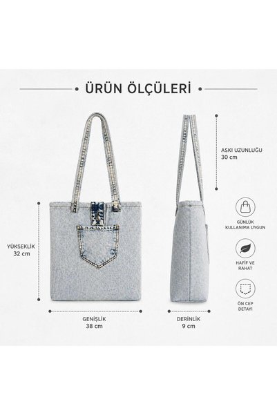 Generic Brand Denim Bag