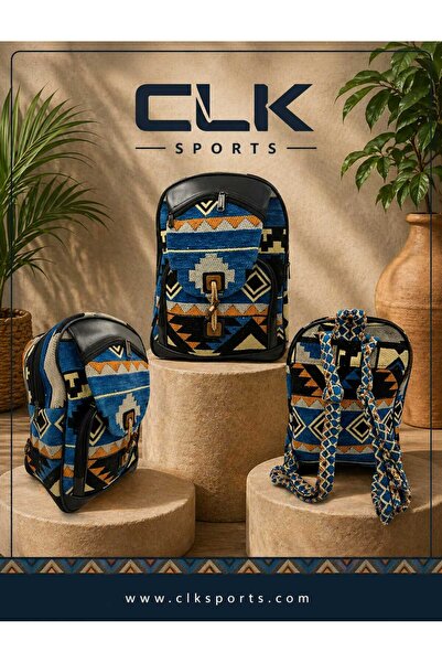 CLK SPORTS Anatolian Carpet Hand Made Design Backpack - Saddlebag