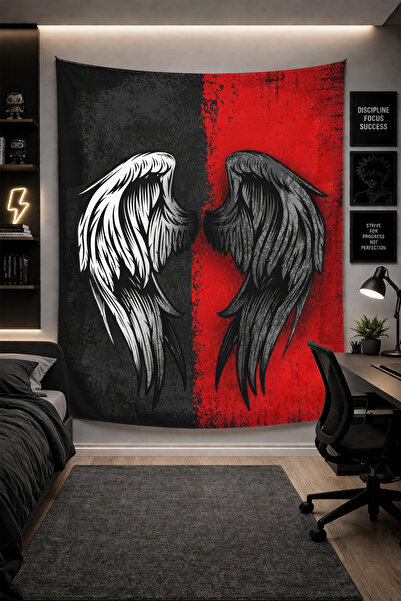 THEMODERNHANE Ύφασμα με μοντέρνο σχέδιο για τοίχο Αισθητική διακόσμηση κρεβατ...