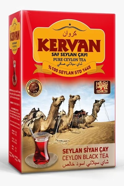 Kervan Saf Seylan Çayı Kırmızı Kutu 900 Gr | 1445 | %100 Pure Ceylon Black Tea | Vakumlu Paket