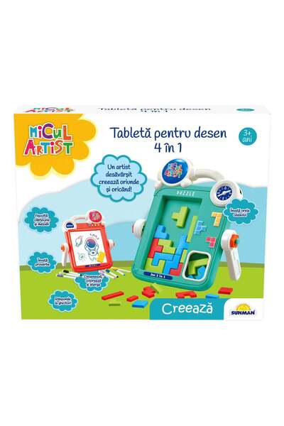 Micul Artist Tableta interactiva 4 in 1,
