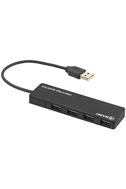 TELLUR Hub USB 2.0 Basic, 4 port, Negru