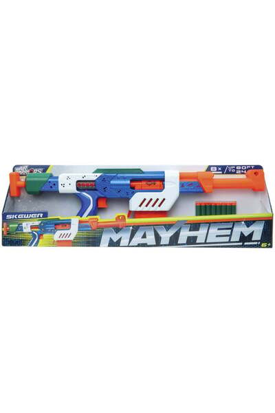 Air Warriors Arma de jucarie, Air Warriors, Mayhem Skewer, 8 sageti din burete