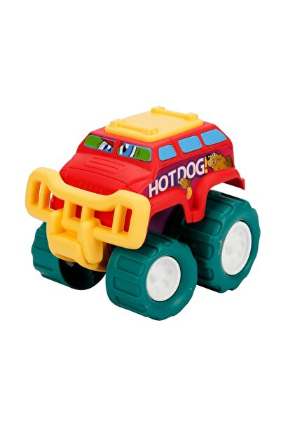 Minibo Jucarie bebelusi, Minibo, Masinuta cu roti mari, Mini Monster