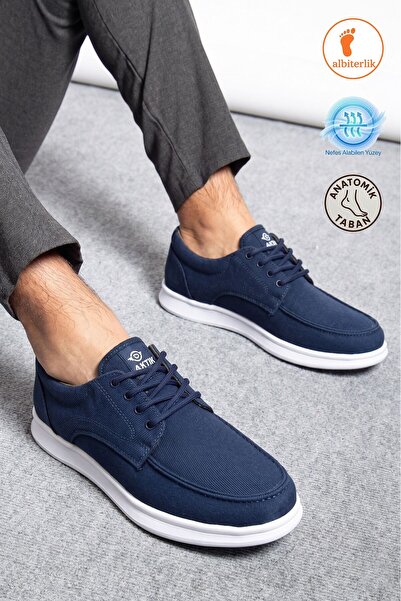 AlbiShoes Muške lagane, udobne, mekane platnene cipele za svakodnevno nošenje...