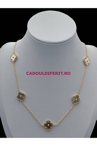 OEM Ολόχρυσο Κολιέ Τριφυλλιού