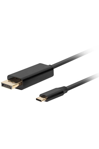 Lanberg Cablu video USB-C tată la DisplayPort tată, 1,8 m, Negru