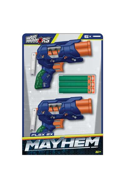 Air Warriors Set of 2 toy guns, Air Warriors, Mayhem Ruin, 6 foam darts