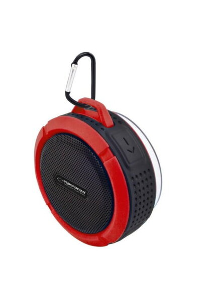 ESPERANZA Boxa portabila country EP125KR, difuzo Bluetooth, Negru-Rosu