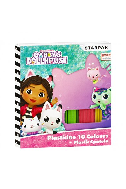 Starpak Set plastilina, Starpak, Gabbys Dollhouse, 10 buc