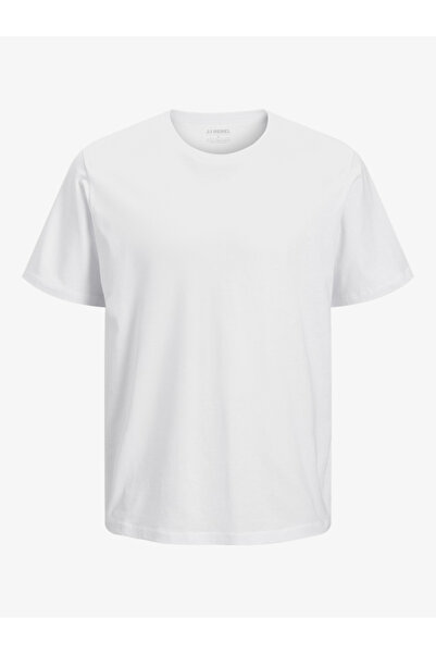 REBEL By Styli Men White Graphic Cotton Crew Neck T-Shirt