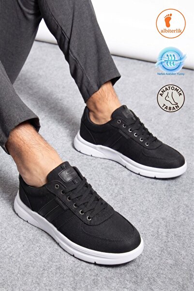 AlbiShoes Men's Lightweight Comfortable Soft Sole Linen Daily Casual Men's Sh...