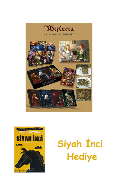 TÜRKİYE İŞ BANKASI KÜLTÜR YAYINLARI Wisteria Serisi 4 Kitap (li Kutu - Ciltli...