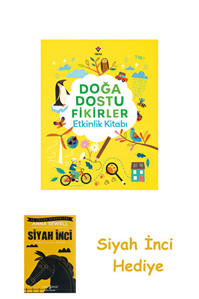 TÜRKİYE İŞ BANKASI KÜLTÜR YAYINLARI Doğa Dostu Fikirler Etkinlik Kitabı + Siy...