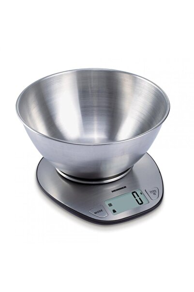 Heinner Cantar de bucatarie cu bol HKS-5SS, bol 5kg, full inox, functie tara,...