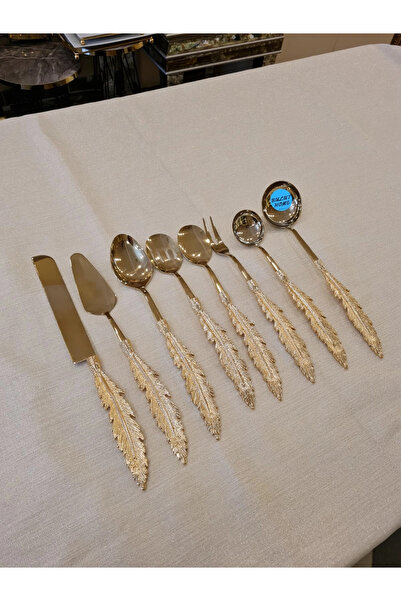 BULUTHOMEAKSESUAR Feather 8 Piece Service Set Titanium Coating