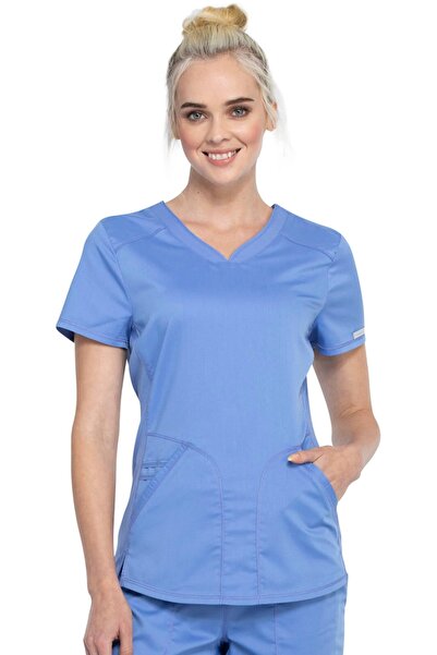 Cherokee UNIFORMS Γυναικεία Εφαρμοστή Ιατρική Μπλούζα Μπλε L