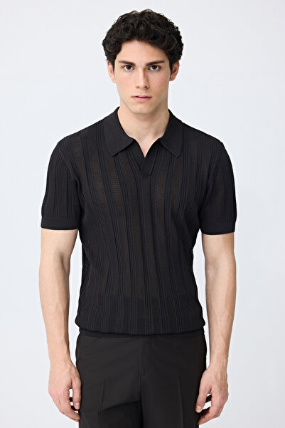 Tween Slim Fit Kahverengi Triko