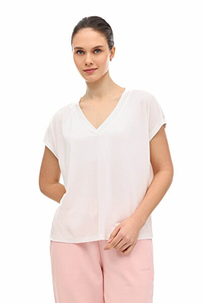 lumberjack WL 11LEVEL 6FX Εκρού Γυναικείο T-Shirt A102124190