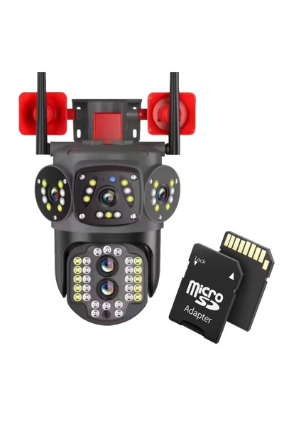 OEM Triple Camera with 2 Alarms, 4g