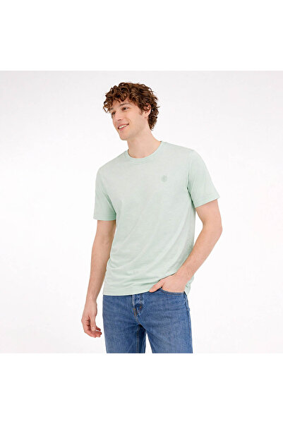 lumberjack MB CT102 C NK T-SH 6FX Ανδρικό T-Shirt Πράσινο Μέντα A102203856