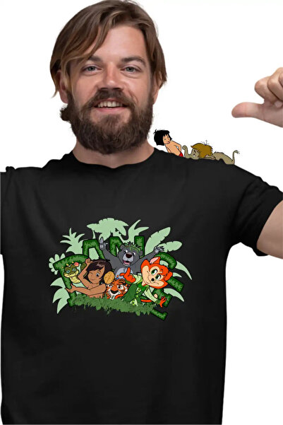 OEM Tricou Barbati Cartea Junglei Mowgli