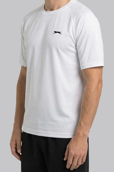 Slazenger 4027 Men's Crew Neck Regular Fit T-Shirt - Breathable Lightweight Fabric