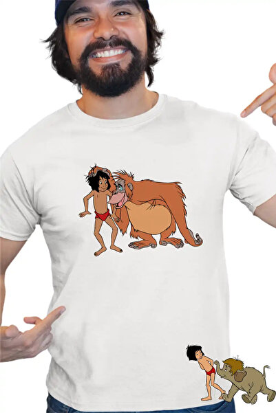 OEM Tricou Barbati Cartea Junglei Mowgli King Louie