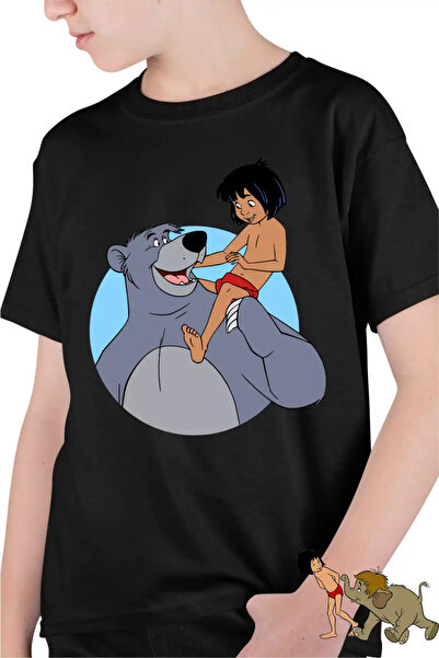 OEM Tricou Copii Baieti Cartea Junglei Baloo Mowgli