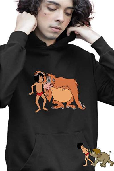 OEM Παιδικό Φούτερ Αγοριών Το Βιβλίο της Ζούγκλας Μάουλι Βασιλιάς Λουί