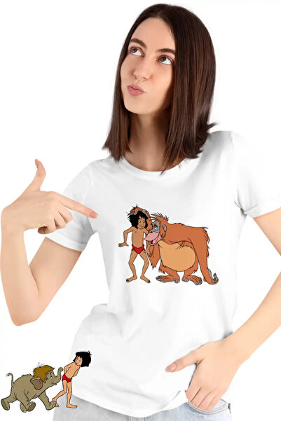 OEM Women's T-Shirt The Jungle Book Mowgli King Louie