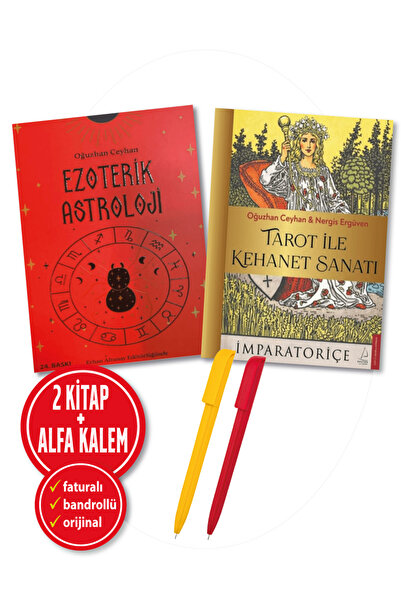 Destek Yayınları Alfa Kalem+ Tarot İle Kehanet Sanatı+Ezoterik Astroloji (Oğu...