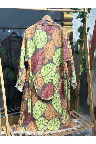Befera Design Kimono din muselină 100% bumbac, cu model camel, halat de baie ...