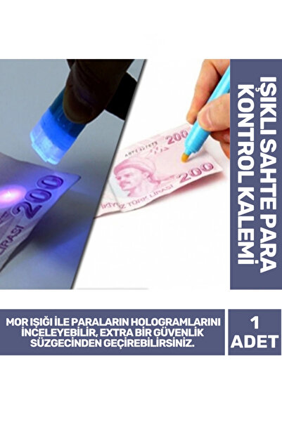 Kozera #ParaKontrolCihazı Özel Üretim Mor Işıklı Tüm Dünya Paralarına Uyumlu ...