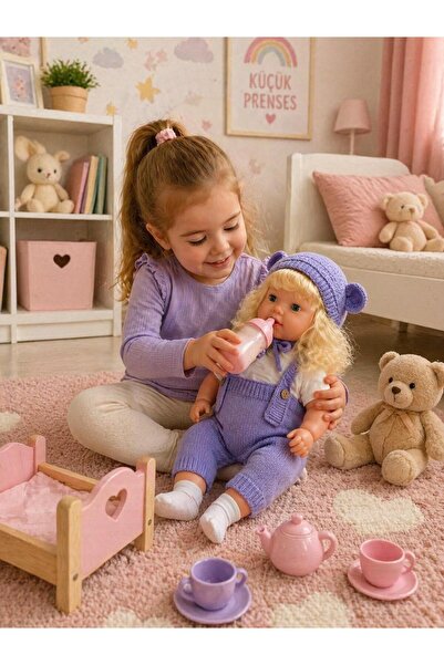 ŞAŞKIN HOUSE SEVİMLİ KONUŞAN SESLİ BEBEK 65 CM ET BEBEK & HEDİYELİK EĞİTİCİ E...