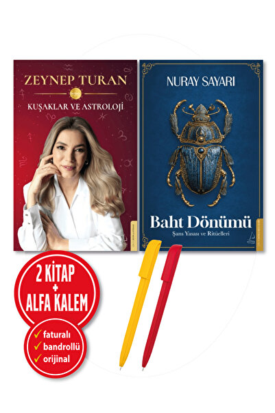 Destek Yayınları Alfa Kalem+ Kuşaklar ve Astroloji (Zeynep Turan)+ Baht Dönüm...