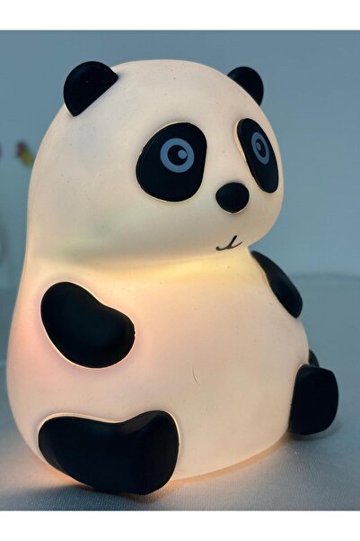GNR ŞİRİN PANDA FİGÜRLÜ GECE LAMBASI LEDLİ RENK DEĞİŞTİREN SİLİKON GECE LAMBASI